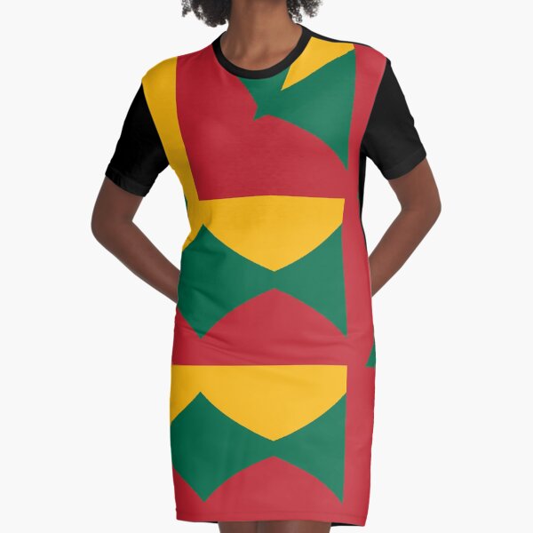 Flag of Lithuania pattern Graphic T-Shirt Dress