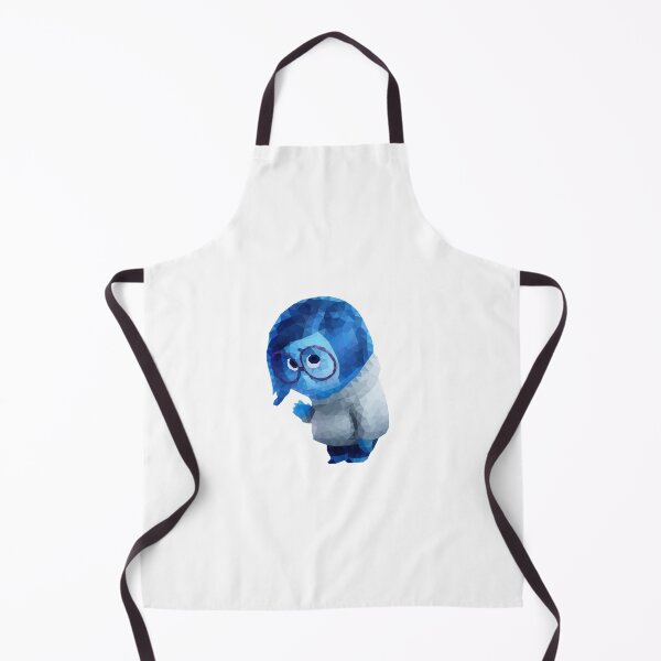Item preview, Low Poly Blue Character with Glasses Geometric Art - Sadness designed and sold by OrangePoly.