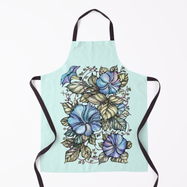 Item preview, Blue flowers designed and sold by MandalaFlowerArt.