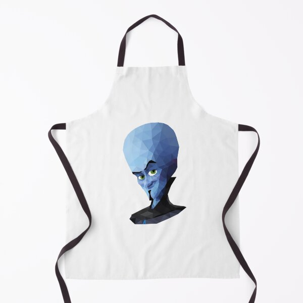 Item preview, Low Poly Blue Alien Villain Geometric Art Portrait Megamind designed and sold by OrangePoly.