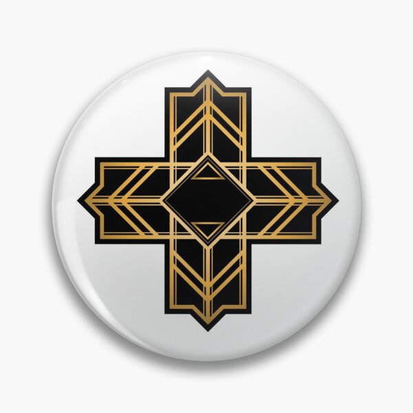 Aperçu de l'œuvre Croix Art Déco créée et vendue par Hautefort.