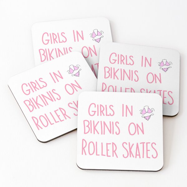 Item preview, Girls in Bikinis on roller skates designed and sold by mollzfahdays.
