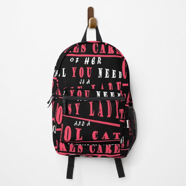 Item preview, Cool Cat Lady Design Text Red designed and sold by vineeth.