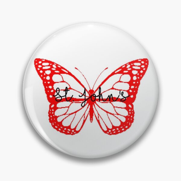 Item preview, St. John's butterfly sticker  designed and sold by l17m04.