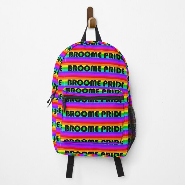 Item preview, Broome Pride Rainbow flag - black logo designed and sold by BroomePride.