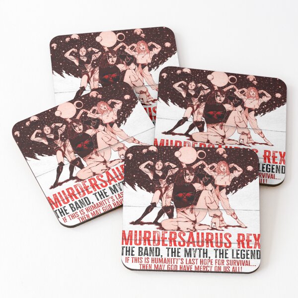 Item preview, Murdersaurus Rex Rock Poster designed and sold by MaddFictional.