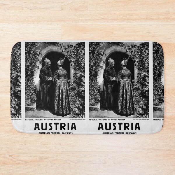 Item preview, Austria Noire vintage travel poster designed and sold by stickart-marek.