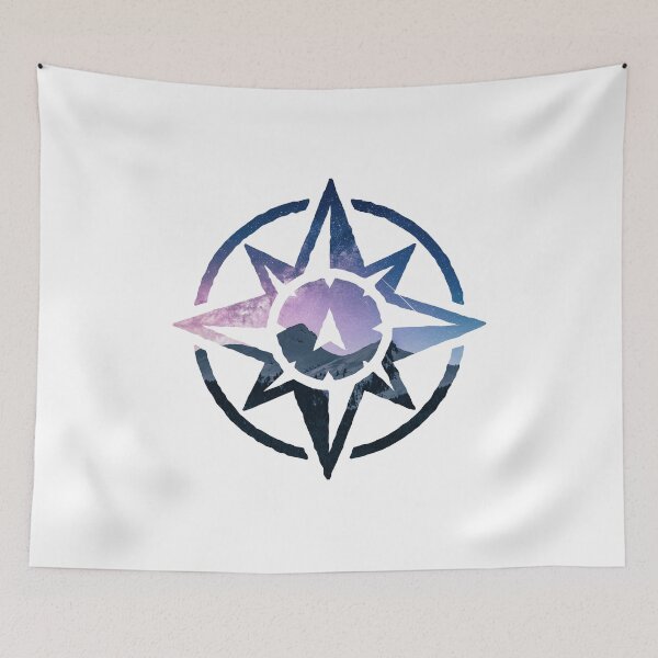 Item preview, Milky Way Snowy Mountains | Compass Rose Cut-Out designed and sold by CarlosAlberto.