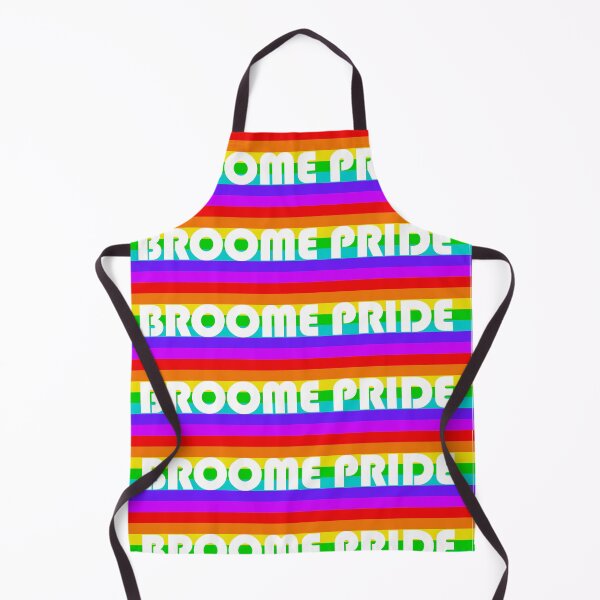 Item preview, Broome Pride - Rainbow flag white logo designed and sold by BroomePride.