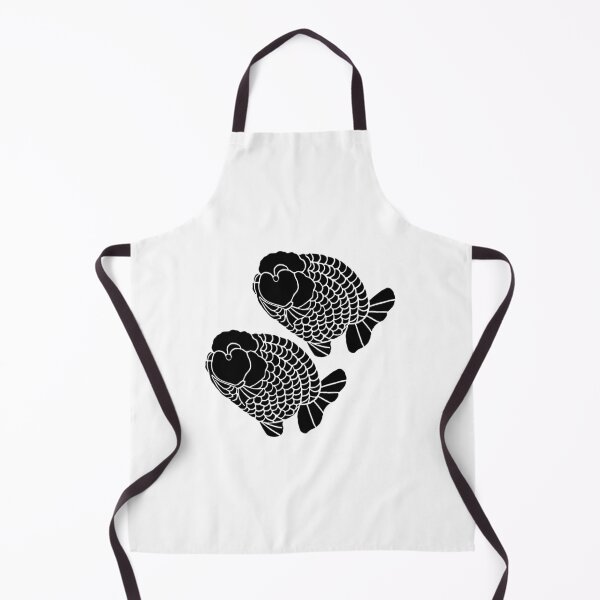 Item preview, Ranchu Goldfish Full Black Side View Pair Logo designed and sold by Nosnah.