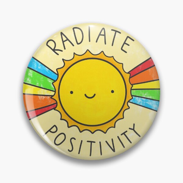 Rayonner la positivité Badge