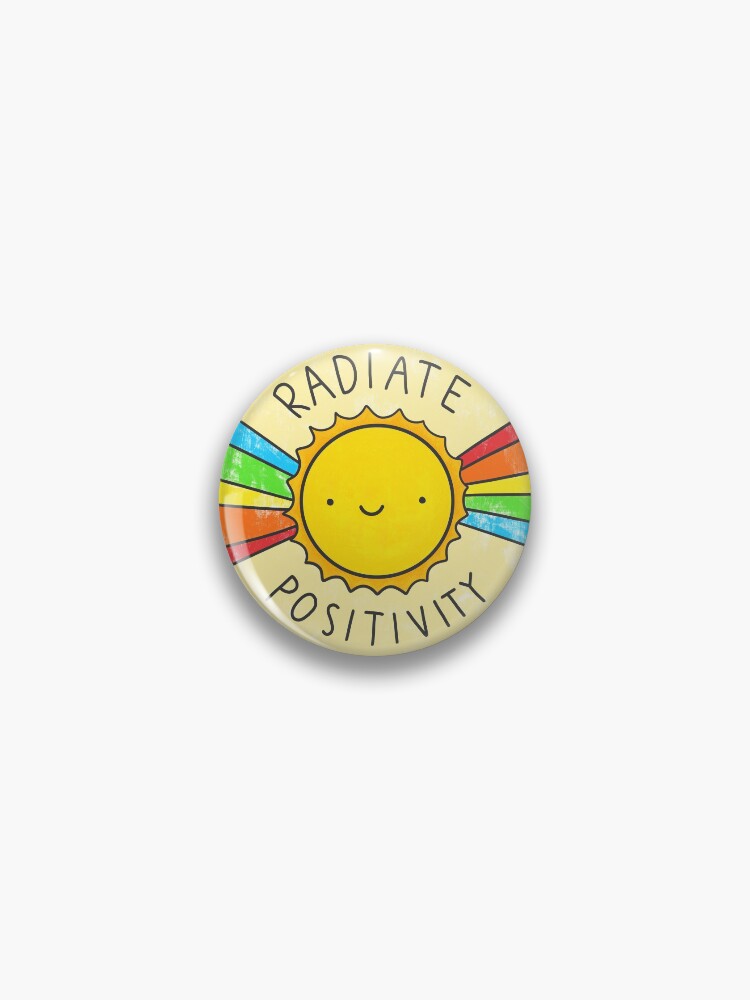 Thumbnail 1 of 3, Pin, Radiate Positivity designed and sold by Brittany Hefren.