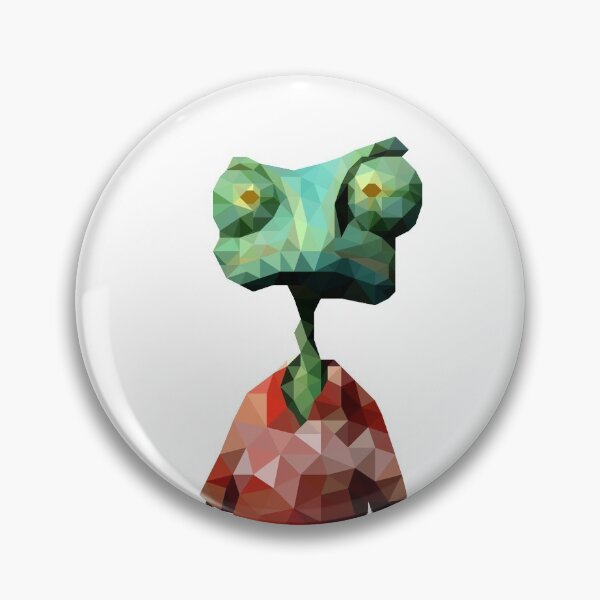 Item preview, Geometric Low Poly Chameleon Character Design designed and sold by OrangePoly.