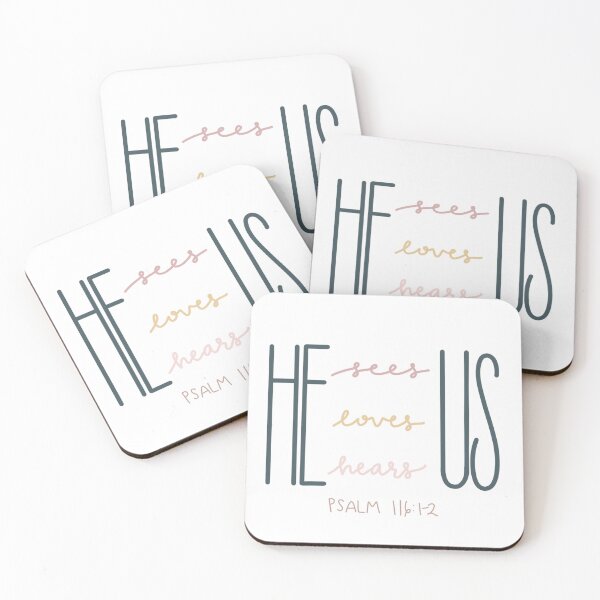 Item preview, He Sees/loves/hears/ us bible verse designed and sold by cd26.