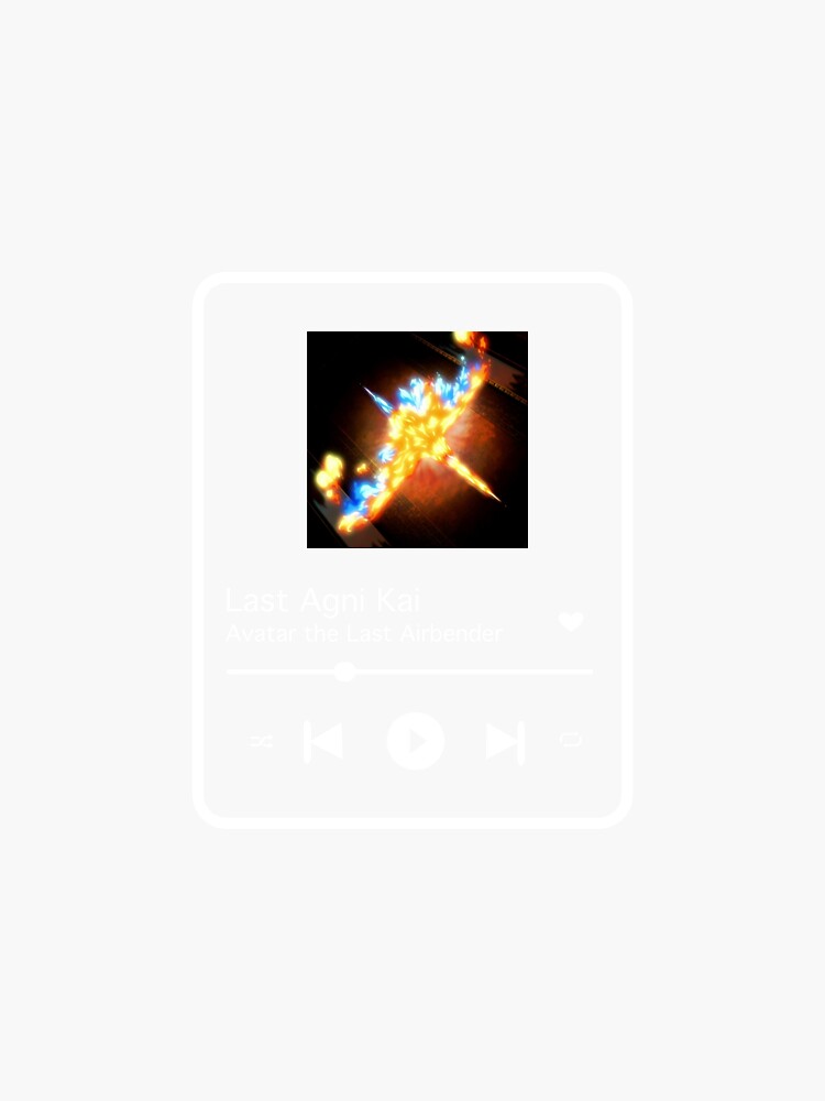 Thumbnail 3 of 3, Sticker, Music Album: The Last Agni Kai designed and sold by kellielam.