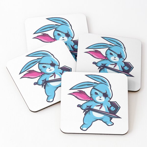 Item preview, Blue Rabbit Knight designed and sold by Curio Meridian.