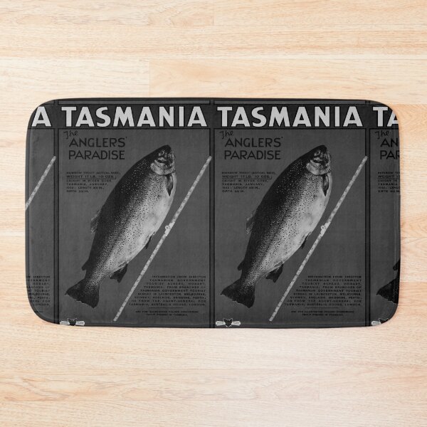 Item preview, Tasmania Noire vintage travel poster designed and sold by stickart-marek.