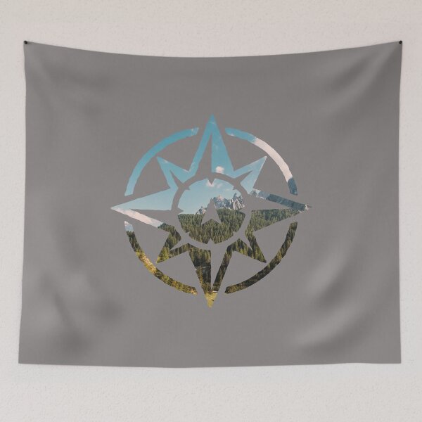 Item preview, Nature Landscape | Compass Rose Cut-Out designed and sold by CarlosAlberto.