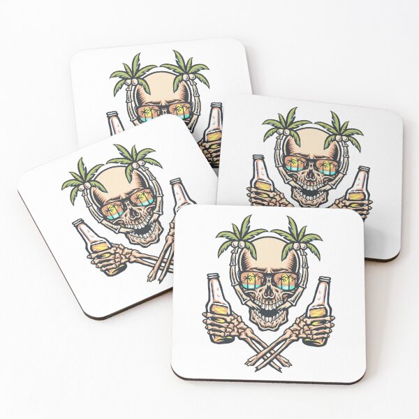 Item preview, Summer Beach Skull designed and sold by Vector Scout Lab.