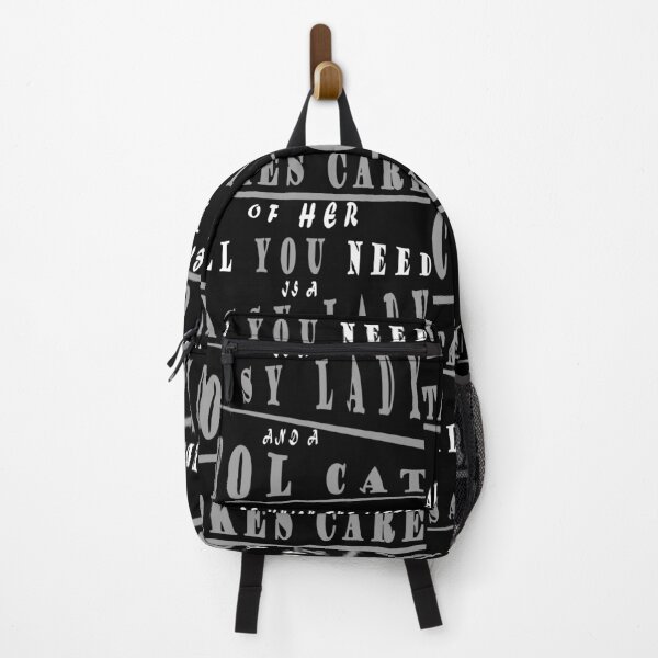Item preview, Cool Cat Lady Design Text Grey designed and sold by vineeth.