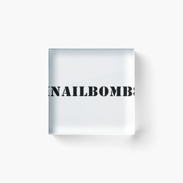 Item preview, Nailbomb Thrash Metal Band Logo designed and sold by lithoman2.