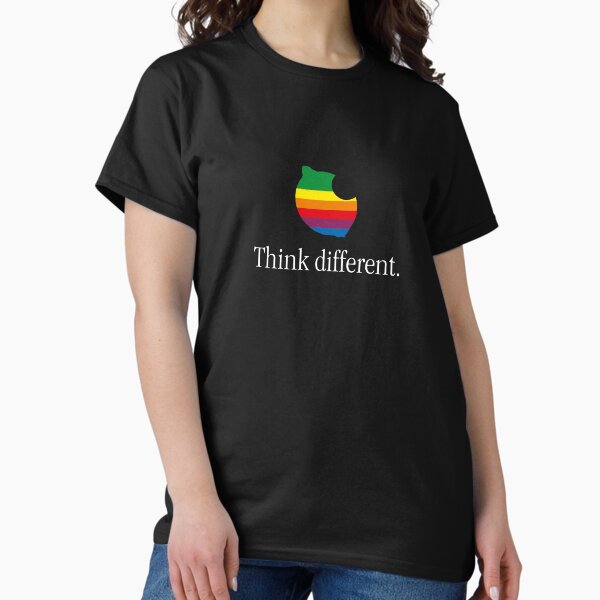 Item preview, "Think different " T' Shirt - New computer company designed and sold by Paul Davenport.