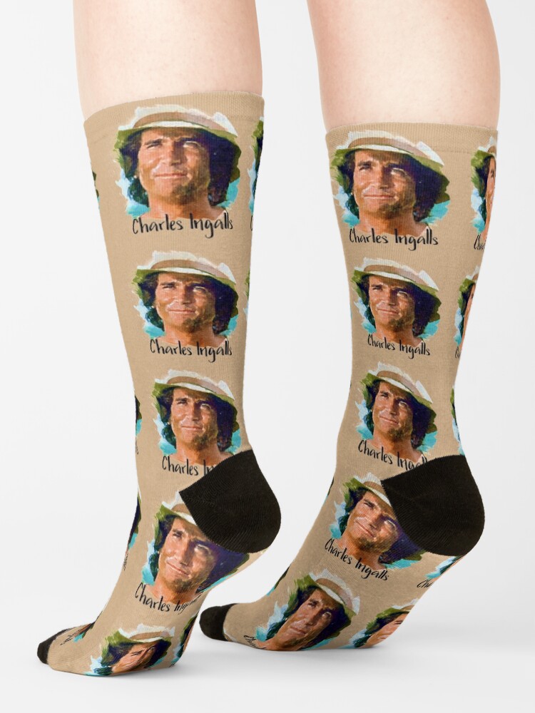 Alternate view of Charles Ingalls Little House on the Prairie Socks