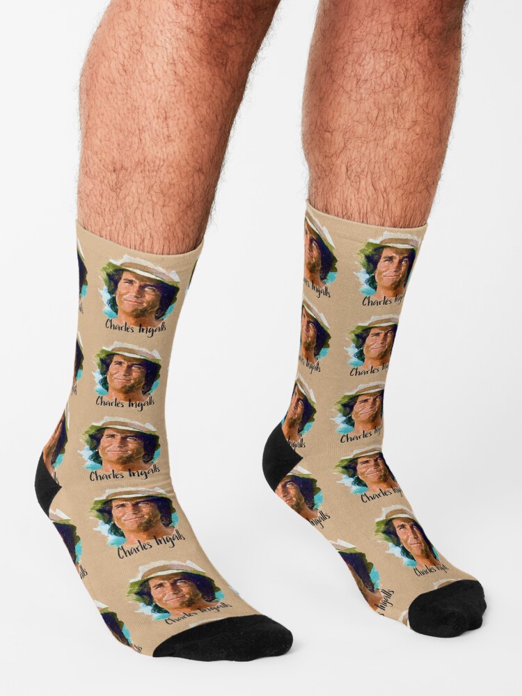 Alternate view of Charles Ingalls Little House on the Prairie Socks
