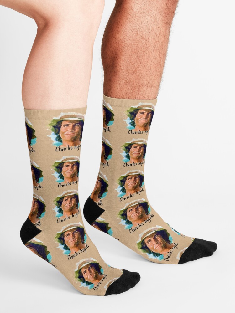 Alternate view of Charles Ingalls Little House on the Prairie Socks