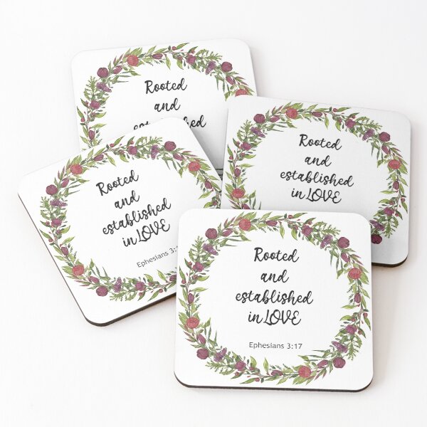 Item preview, Ephesians 3:17 Bible Verse designed and sold by avejane.