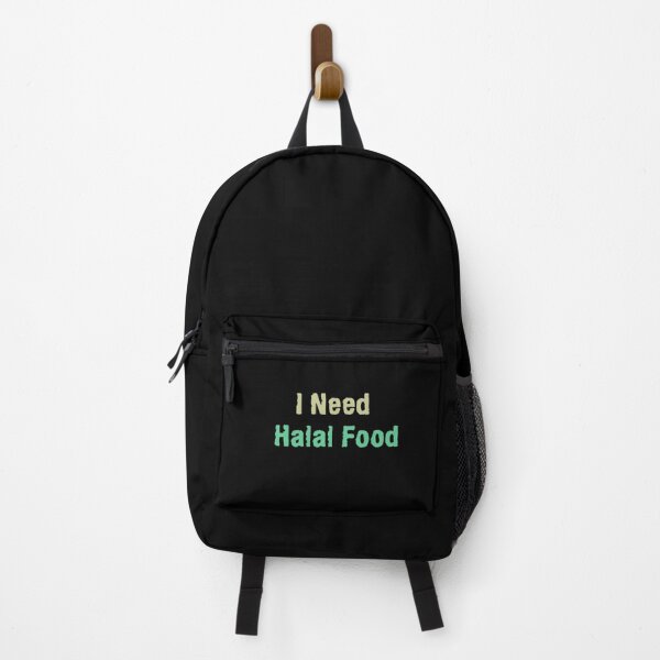 I Need Halal Food Backpack