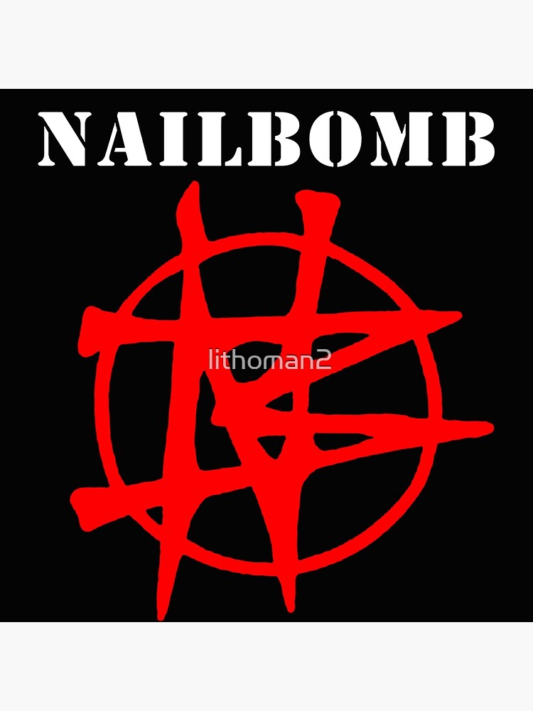 "Nailbomb Band Logo" Poster for Sale by lithoman2 Redbubble