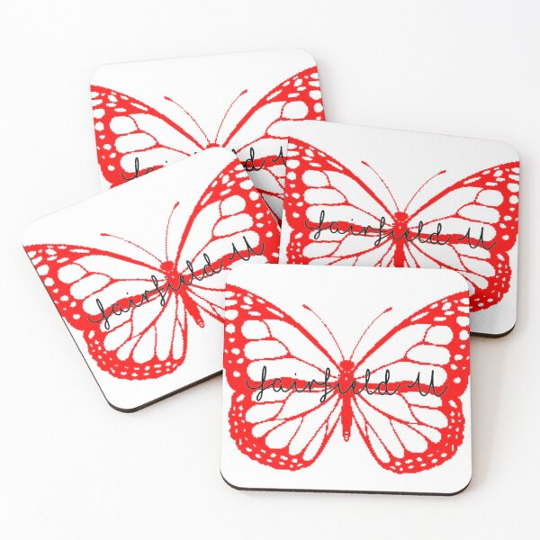 Item preview, Fairfield U butterfly sticker designed and sold by l17m04.
