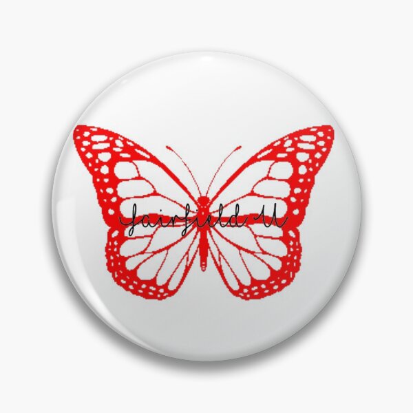 Item preview, Fairfield U butterfly sticker designed and sold by l17m04.