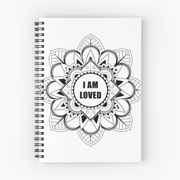Item preview, I Am Loved Mindfulness Mandala designed and sold by Natural Healer.