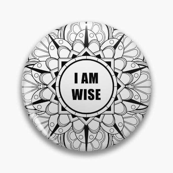 Item preview, I Am Wise Mindfulness Mandala designed and sold by Natural Healer.