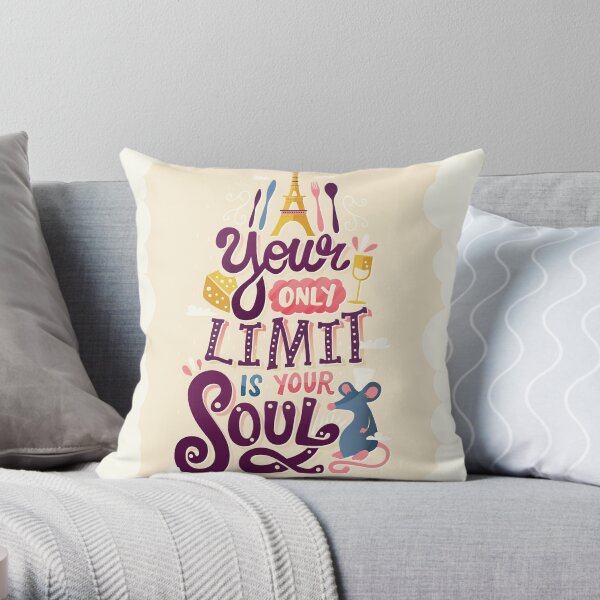 Your Only Limit Is Your Soul Throw Pillow