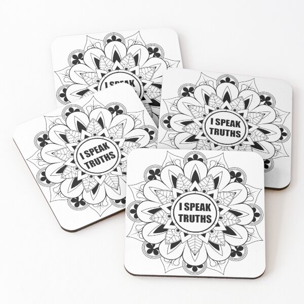 Item preview, I Speak Truths Mindfulness Mandala designed and sold by Natural Healer.