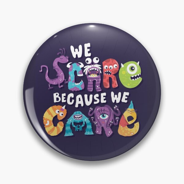 Item preview, We Scare Because We Care designed and sold by Risa Rodil.
