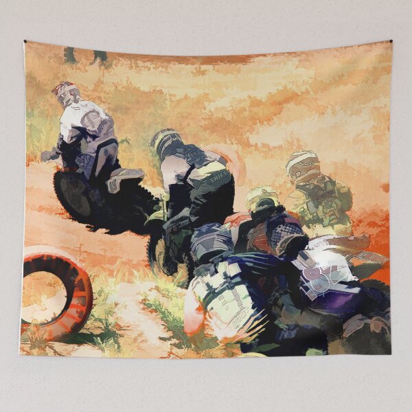 Item preview, Leading the Pack  - Motocross Racers designed and sold by NaturePrints.