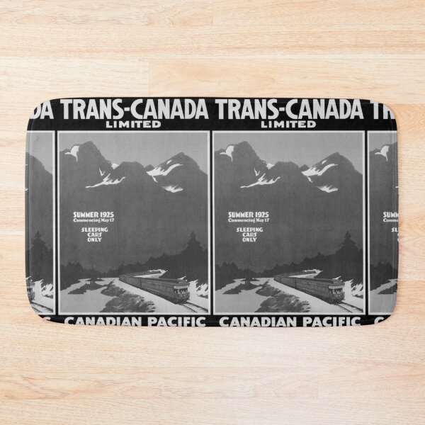 Item preview, Trans Canada Limited Noire vintage travel poster designed and sold by stickart-marek.