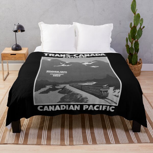 Item preview, Trans Canada Limited Noire vintage travel poster designed and sold by stickart-marek.