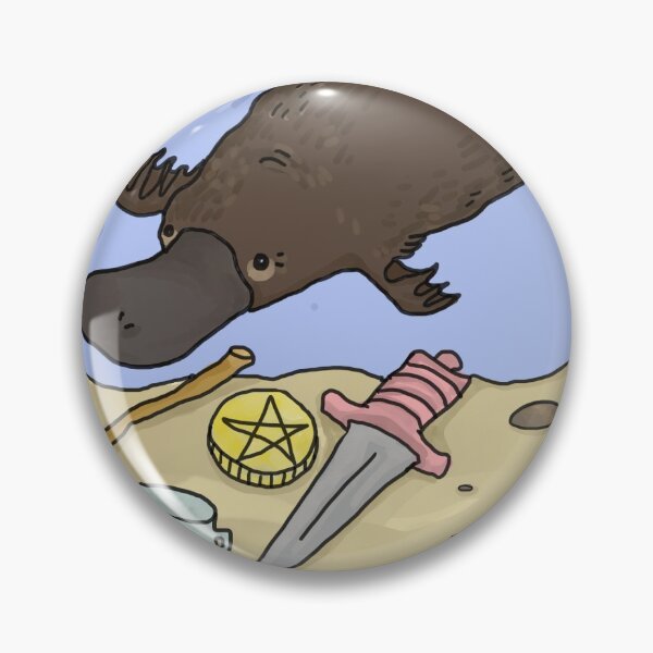 Item preview, the magician tarot platypus designed and sold by digandphil.