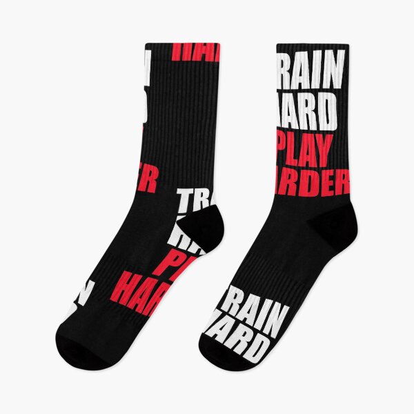 Item preview, Train hard play harder design  designed and sold by NAVI Design.