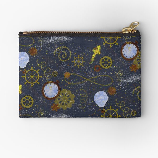 Steampunk Sky Zipper Pouch
