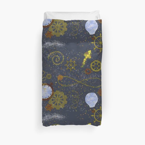 Steampunk Sky Duvet Cover