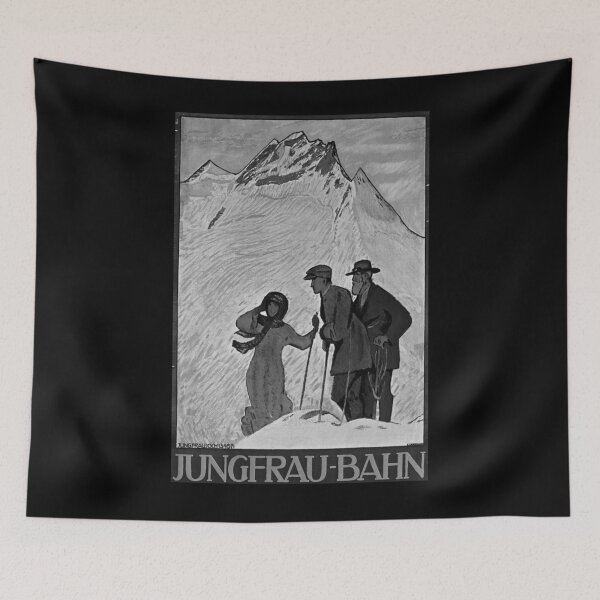 Item preview, Jungfraubahn Noire designed and sold by stickart-marek.