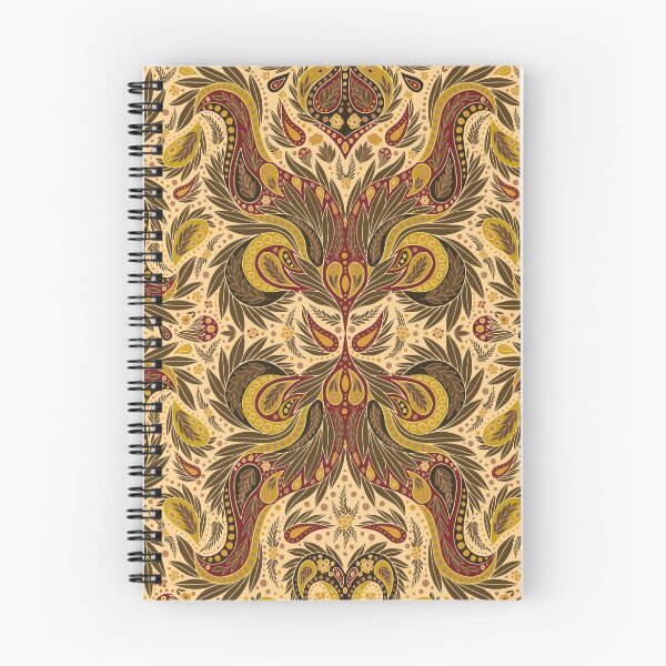 Item preview, Olive Green, Gold & Burgundy Paisley Pattern designed and sold by somecallmebeth.