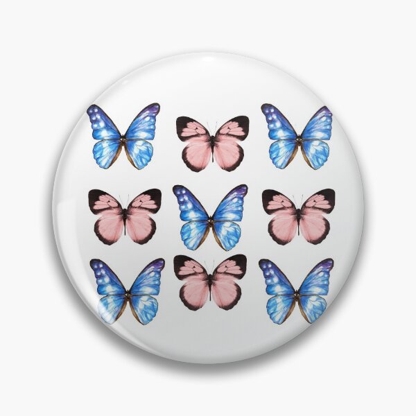 Item preview, Blue & Pink Butterfly Pattern designed and sold by Creations By MGM.
