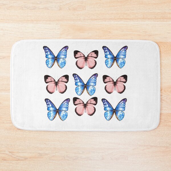 Item preview, Blue & Pink Butterfly Pattern designed and sold by Creations By MGM.